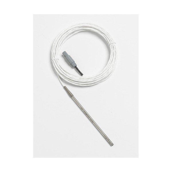 FLUKE CALIBRATION 5623B - 커넥터와 흰색 케이블이 있는 저온용 RTD 센서