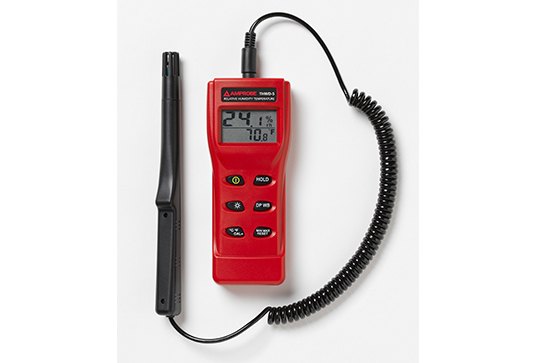 AMPROBE THWD-5 - 표시창과 코일 케이블 센서가 있는 온습도 미터