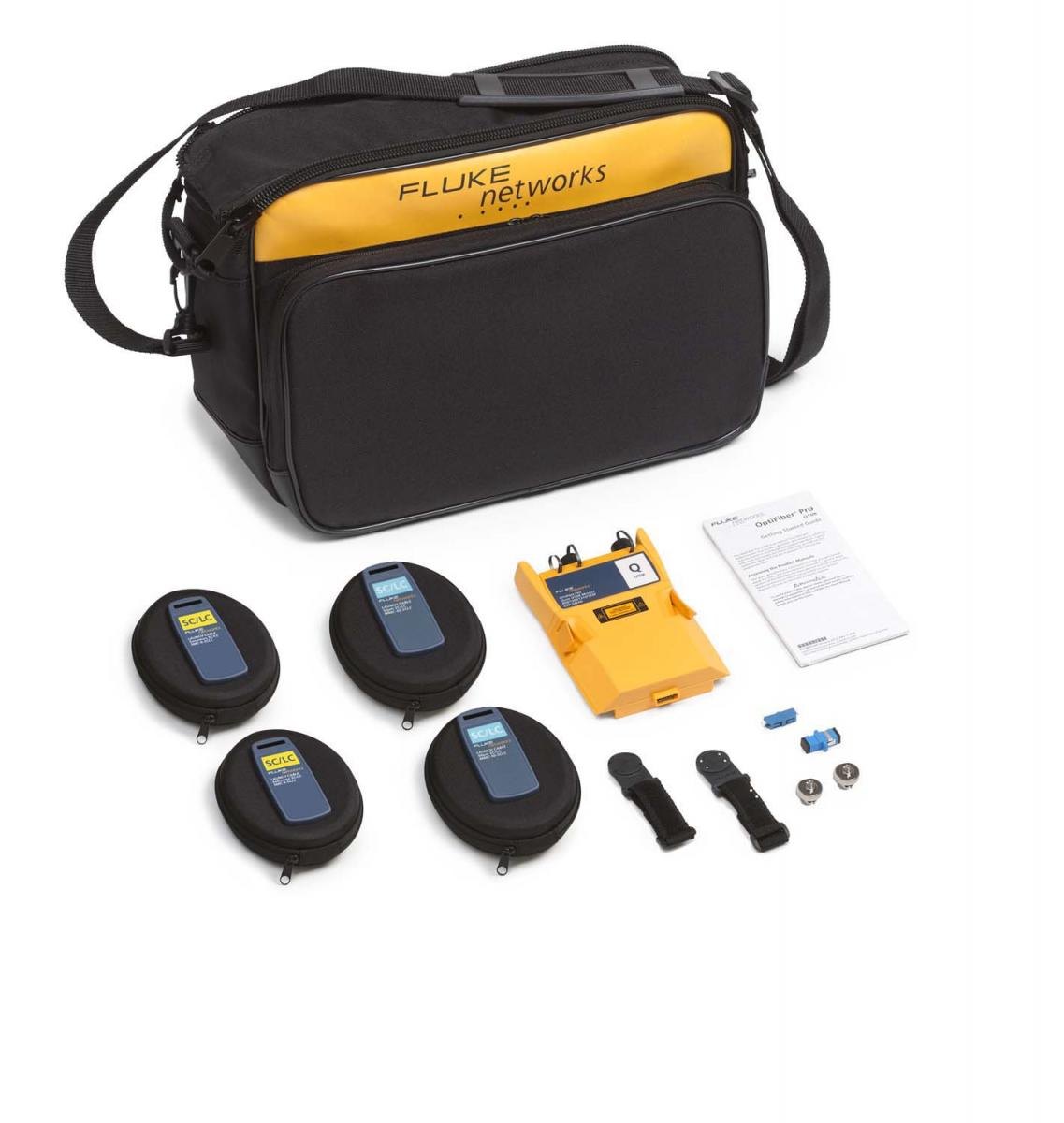 FLUKE NETWORKS OFP2-100-Q / OFP2-100-QI / OFP-Q-ADD - OTDR 본체와 케이블 보관 케이스, 가방 등 구성품