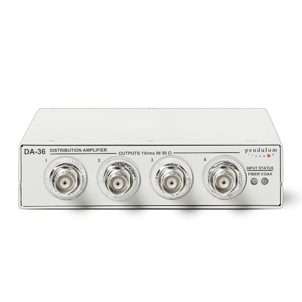 PENDULUM DA-36 - BNC 출력 단자가 나란한 분배 증폭기 전면