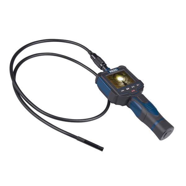 REED INSTRUMENTS R8500 - 모니터가 달린 핸드헬드와 유연한 카메라 케이블