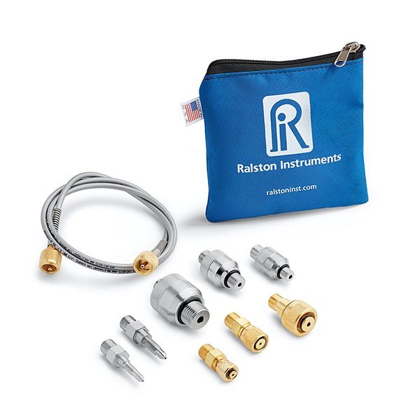 RALSTON INSTRUMENTS QTHA-KIT22 - 파우치와 호스, 다양한 어댑터로 이루어진 키트