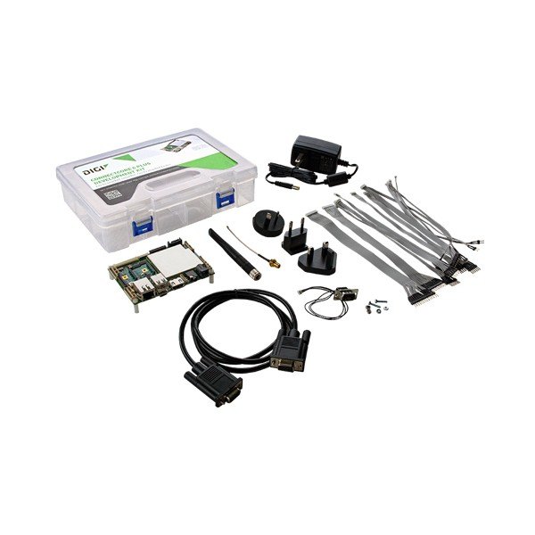 DIGI CC-WMX6P-KIT - 개발 보드와 어댑터, 시리얼 케이블 등 키트 구성품