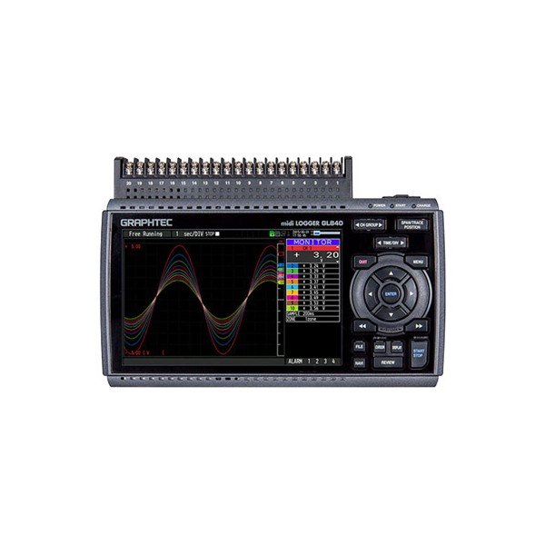 GRAPHTEC GL840 - 컬러 화면과 다수의 입력 단자가 있는 데이터로거