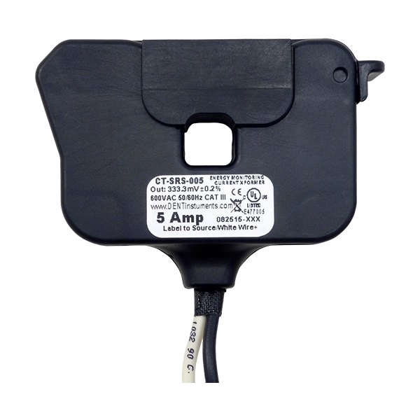 DENT INSTRUMENTS CT-SRS-005 - 중앙 개구부와 출력 케이블이 있는 전류 센서
