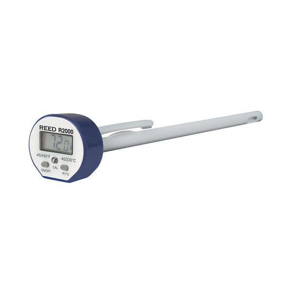 REED INSTRUMENTS R2000 - 표시창이 달린 긴 탐침형 디지털 온도계