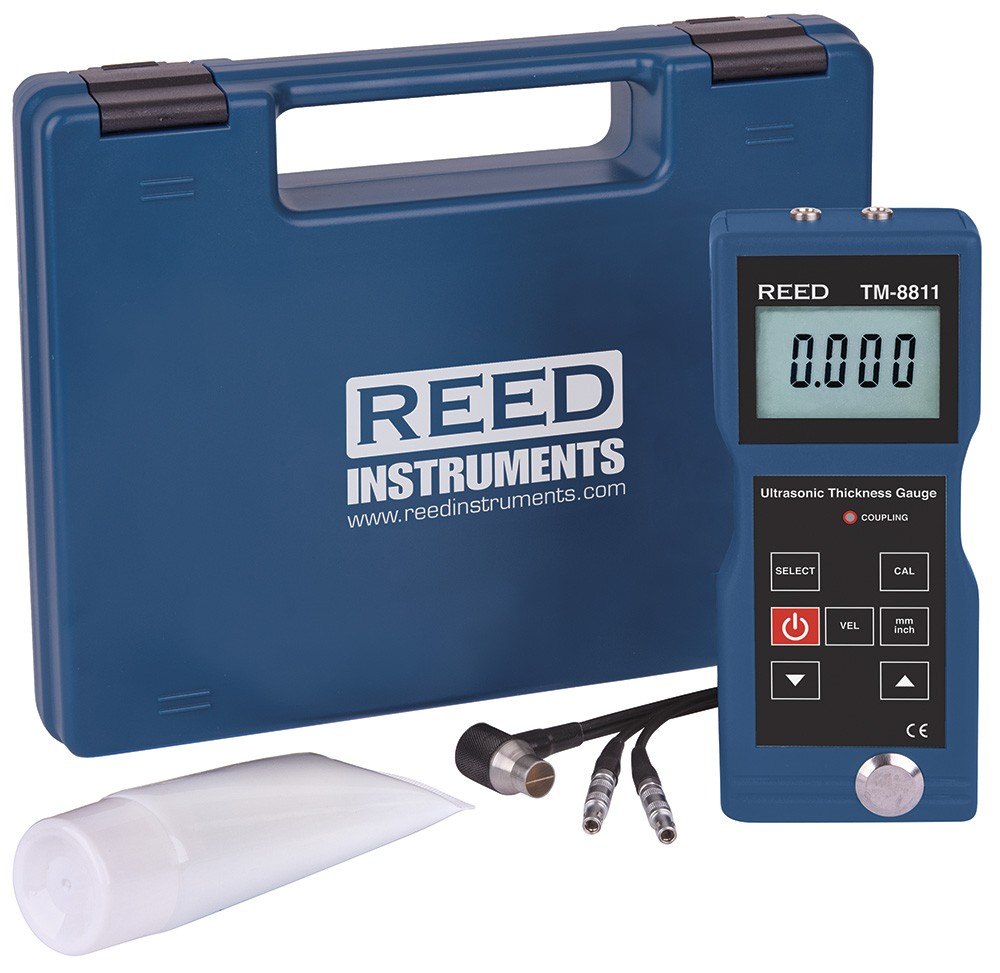 REED INSTRUMENTS TM-8811 - 본체와 보관 케이스, 프로브, 접촉 젤 구성품