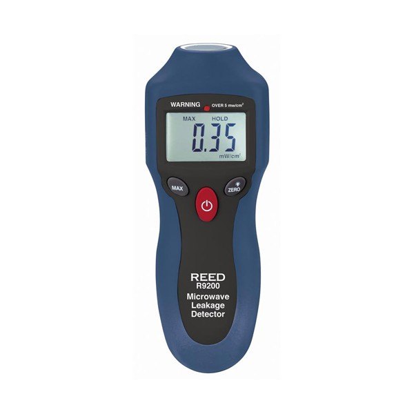 REED INSTRUMENTS R9200 - 표시창과 전원 버튼이 있는 막대형 본체 전면