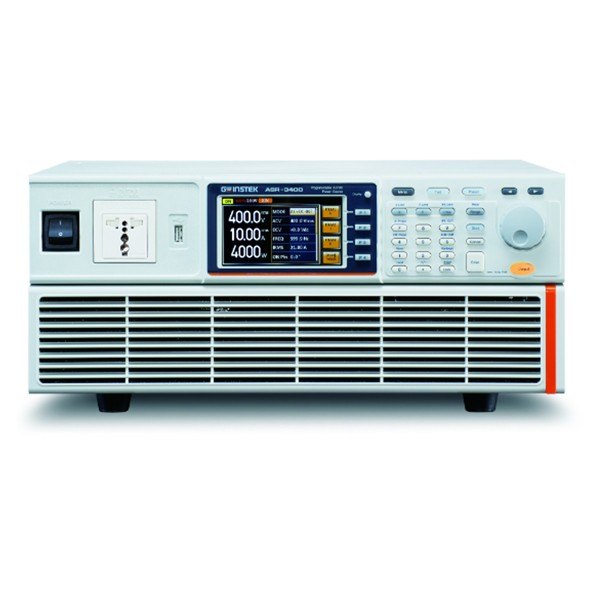 GWINSTEK ASR-3000 - 키패드와 다이얼, 출력 콘센트가 보이는 전면