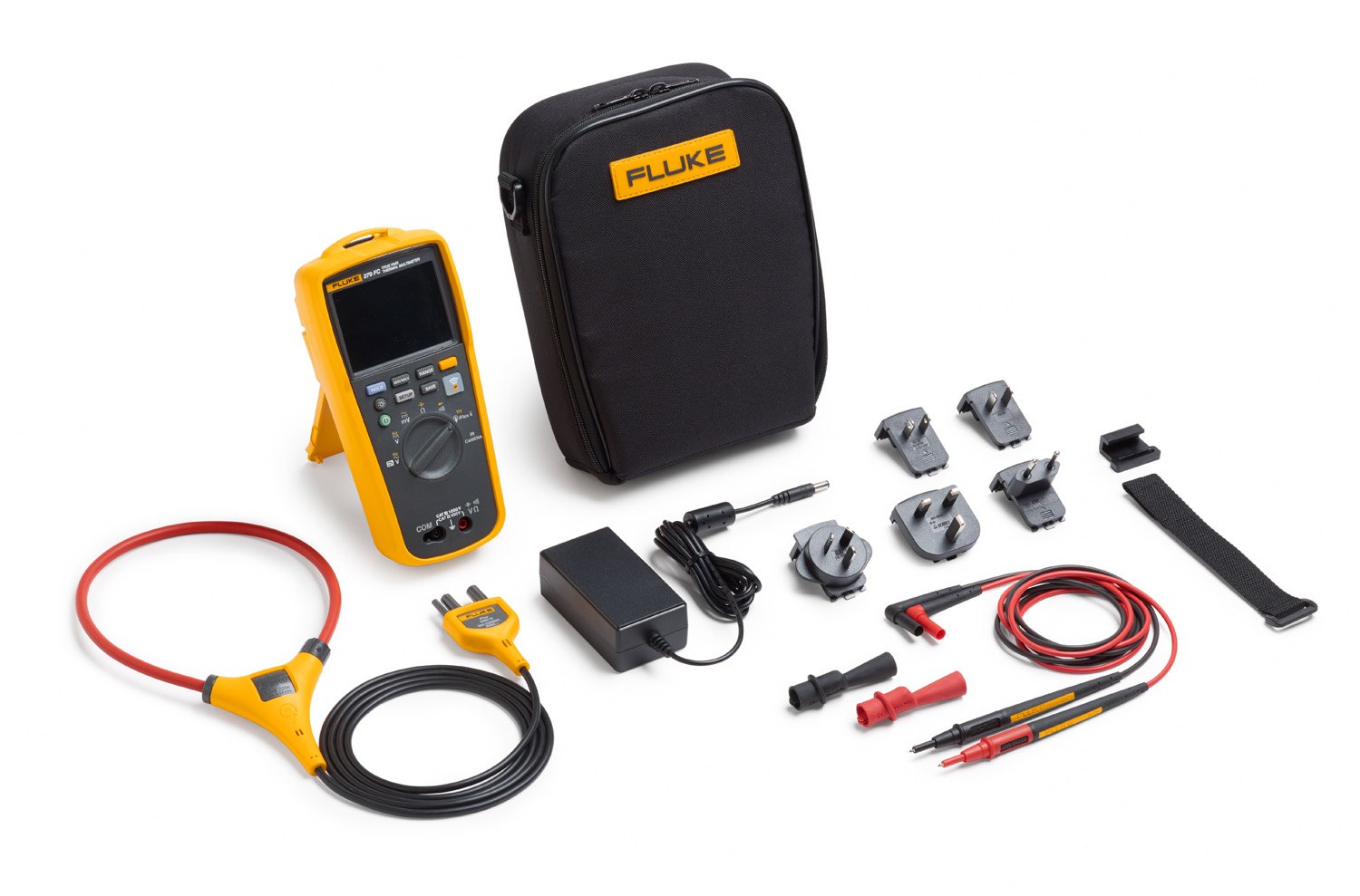 FLUKE 279FC/IFLEX - 멀티미터 본체와 전류 프로브, 테스트 리드, 케이스 구성품