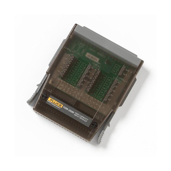 FLUKE CALIBRATION 1586-2586 - 투명 덮개 아래 단자 기판이 보이는 모듈