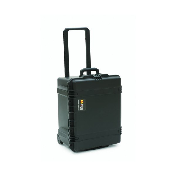 FLUKE CALIBRATION 9142-CASE - 손잡이를 세운 검정 바퀴형 이동용 케이스