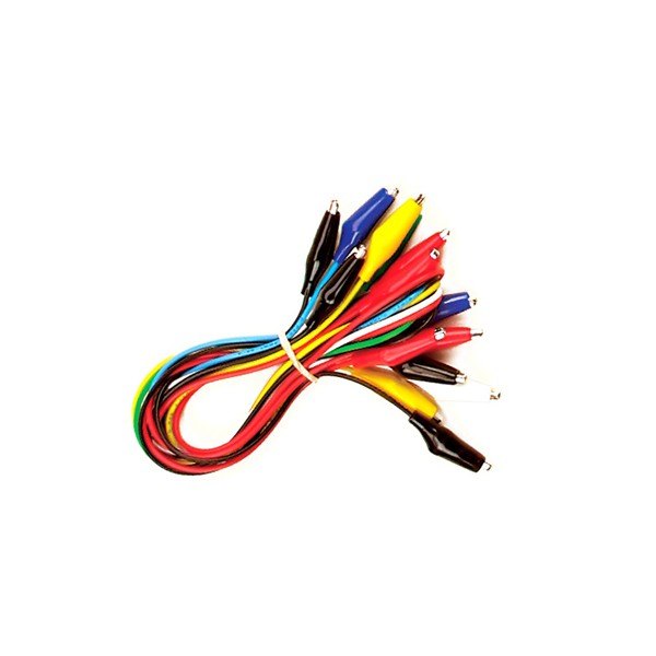 ELECTRO-PJP KIT 5008 - 여러 색상의 미니 악어 클립 리드 묶음