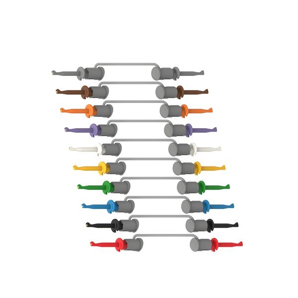 ELECTRO-PJP KIT 6032-PRO - 여러 색상의 SMD 미니 클립 리드선 세트