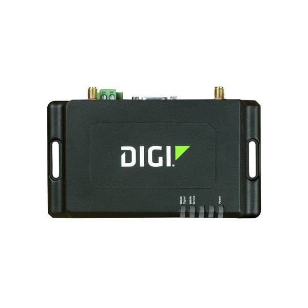 DIGI IX14 - 로고와 안테나 커넥터가 보이는 라우터 상단 모습