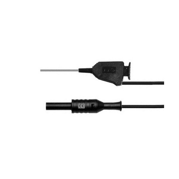 ELECTRO-PJP 6602-D2 - SMD 테스트 클립과 바나나 잭이 달린 검정 리드