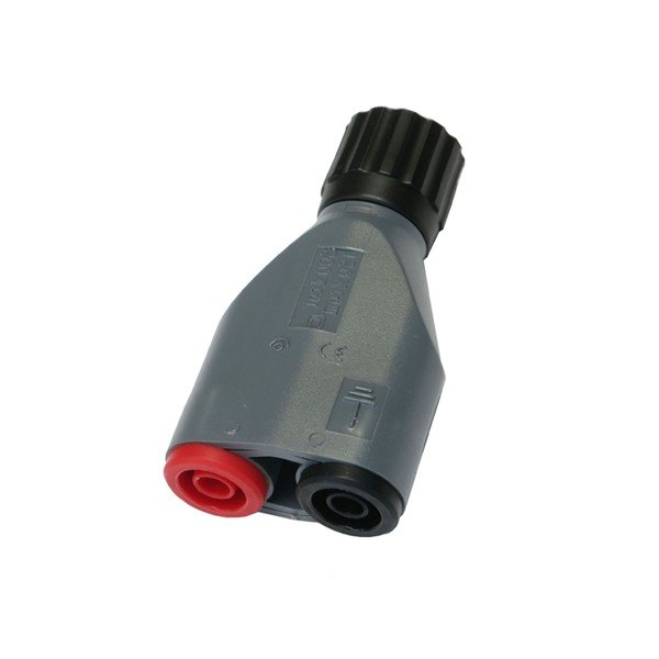 ELECTRO-PJP 7043-IEC - 4mm 소켓 2개가 있는 BNC 절연 어댑터