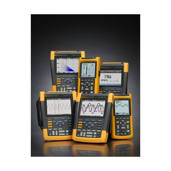 Fluke 125B - 여러 스코프미터를 모아 둔 시리즈 제품 모습