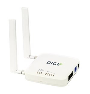 DIGI EX15 - 두 개의 안테나가 달린 흰색 셀룰러 익스텐더