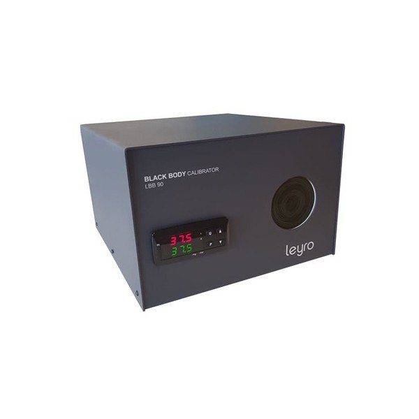 LEYRO INSTRUMENTS LBB90 - 전면 표시창과 개구부가 보이는 블랙 바디 본체