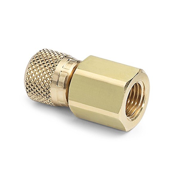 RALSTON INSTRUMENTS QTHA-2FBA - 널링 처리된 퀵 테스트 커넥터가 달린 황동 어댑터