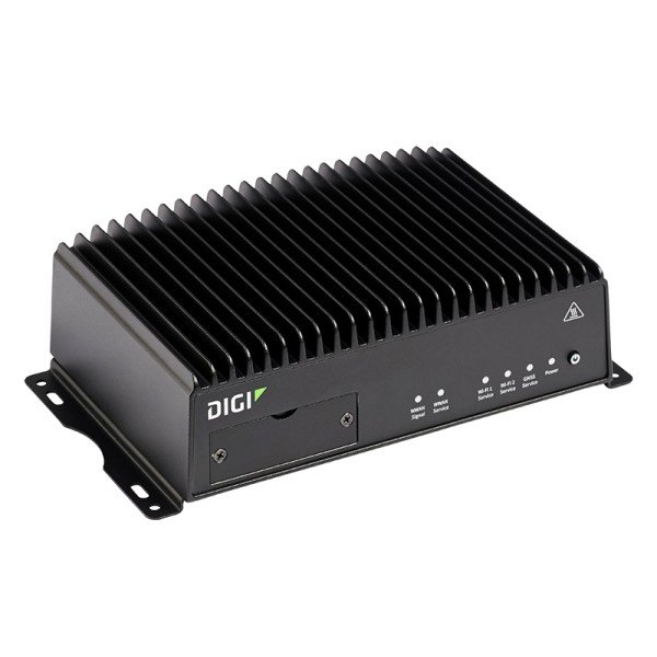 DIGI TX54 - 다른 각도에서 본 방열 핀 라우터 본체 모습