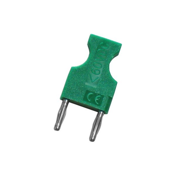 ELECTRO-PJP 227-12 - 두 개의 핀이 있는 녹색 스택형 션트