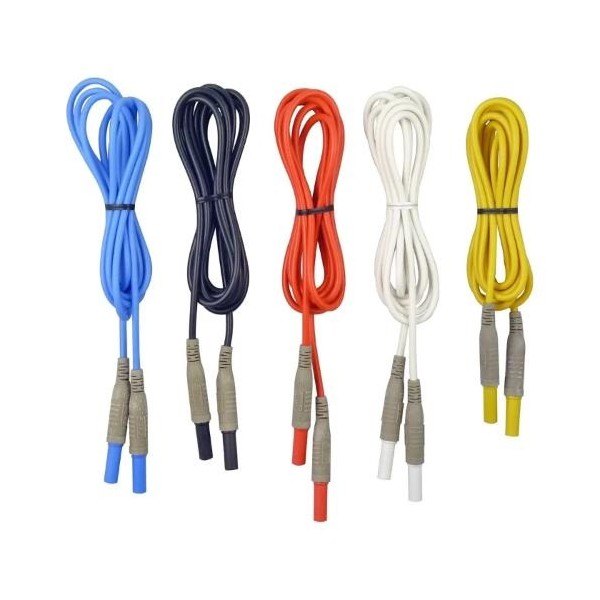 DENT INSTRUMENTS EXC-INT-2M-LEAD-SET - 다섯 가지 색상의 교체 전압 리드 세트