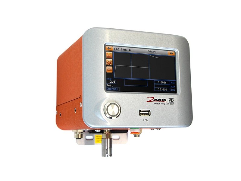 Zaxis PD - 주황색 본체와 터치스크린이 있는 전면부