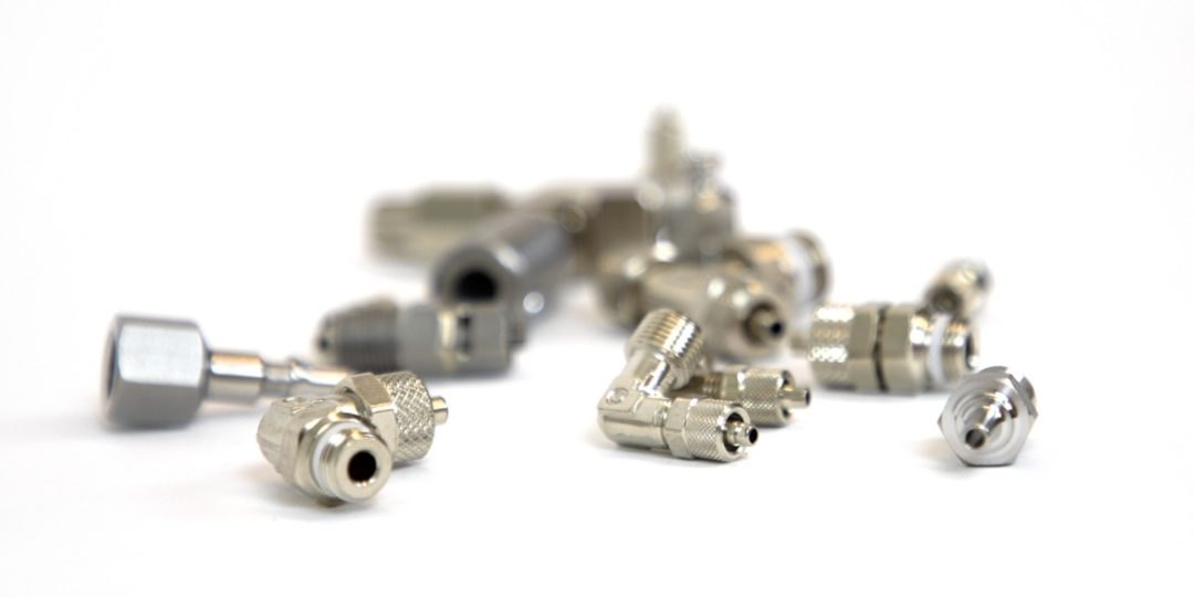 ZAXIS Leak Tester Fittings - 리크 테스터에 쓰이는 다양한 금속 피팅 부속품
