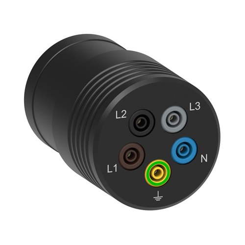 ELECTRO-PJP AdaFM Tetra 32A - L1 L2 L3 N 접지 안전 소켓이 있는 원통형 어댑터