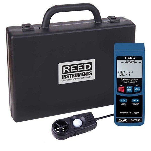 REED INSTRUMENTS R4700SD-KIT - 휴대용 케이스와 센서 프로브 구성품