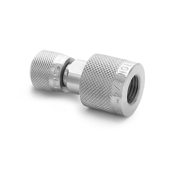 RALSTON INSTRUMENTS QTHA-2FSA-QD - 널링 손잡이가 있는 스테인리스 퀵 테스트 커넥터