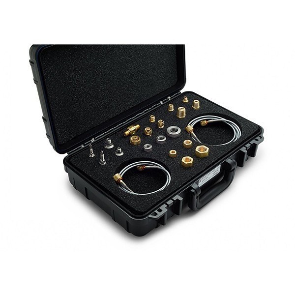 RALSTON INSTRUMENTS QTHA-KIT4 - 케이스에 담긴 호스와 황동 어댑터 키트