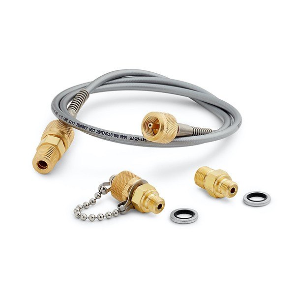 RALSTON INSTRUMENTS QTHA-KIT38 - 호스와 체인 캡, 황동 어댑터 구성품