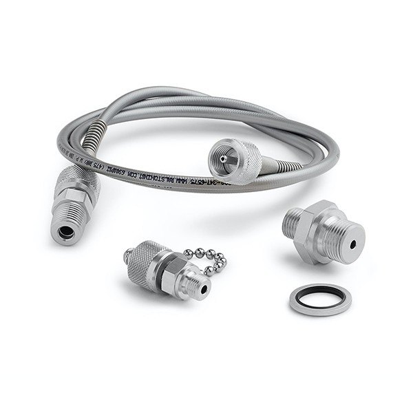 RALSTON INSTRUMENTS XTHA-KIT5 - 호스와 체인 캡, 스테인리스 어댑터 구성품