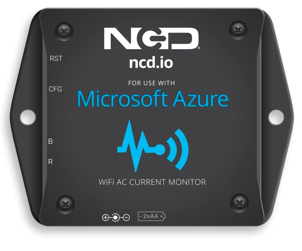 NCD PR58-3_Azure - NCD 로고가 새겨진 무선 센서 본체 전면부