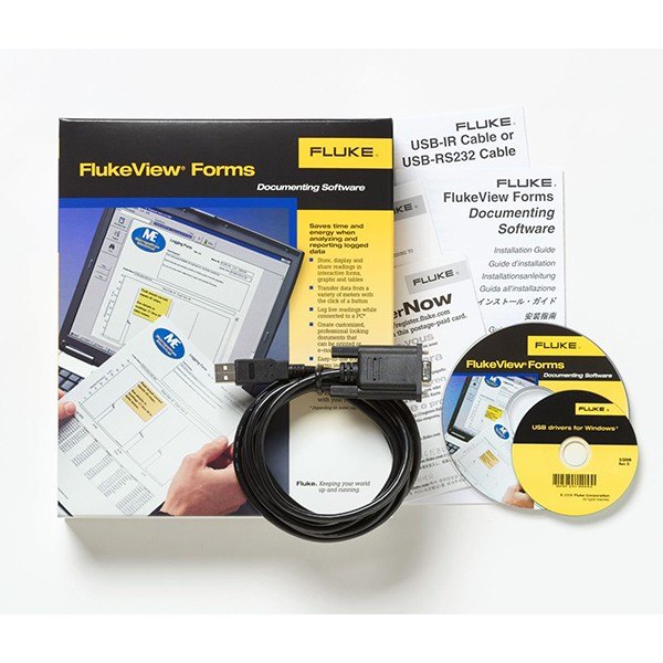 FLUKE FVF-SC4 - 소프트웨어 CD와 케이블, 설명서가 포함된 패키지 구성품