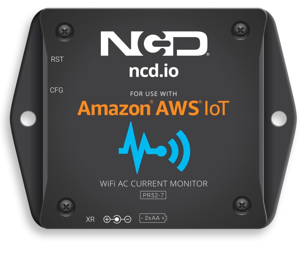 NCD PR58-3_AWS - NCD 로고가 새겨진 무선 센서 본체 전면부