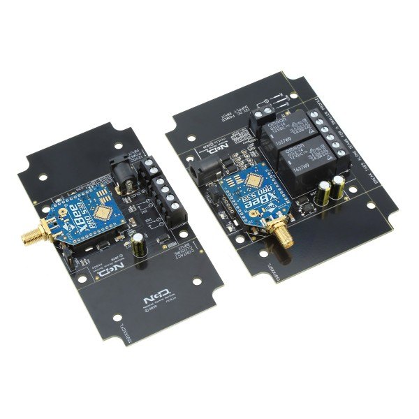 NCD MirCR2x_KIT - 안테나가 달린 2채널 릴레이 무선 컨트롤러 기판 한 쌍