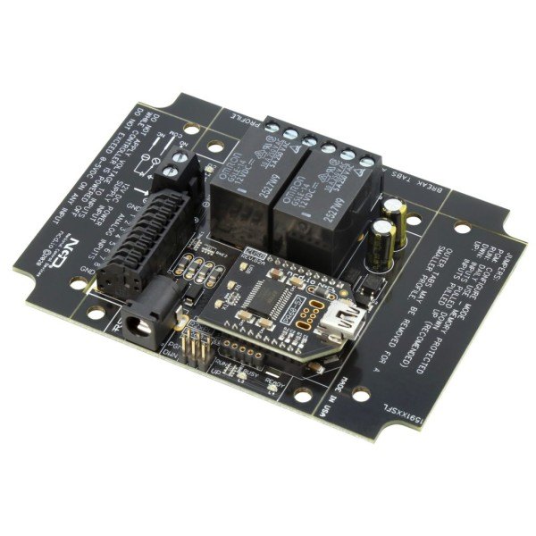 NCD PR60-5_R25PL - USB 모듈이 장착된 2채널 릴레이 컨트롤러 기판