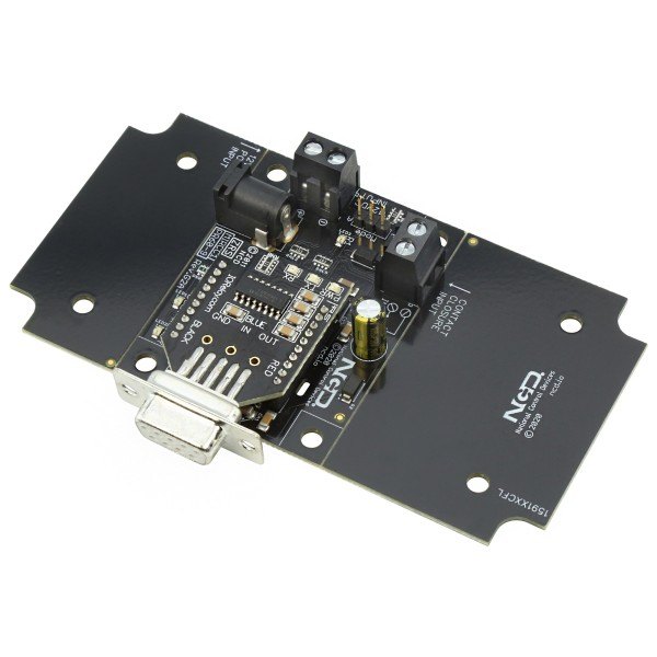 NCD PR60-9_MIRCC1_Serial - 직렬 포트와 단자대가 있는 1채널 접점 입력 기판