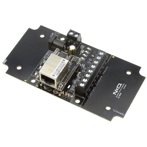 NCD PR60-11_MIRCC4_ETHERNET - 이더넷 포트와 단자대가 있는 4채널 접점 입력 기판