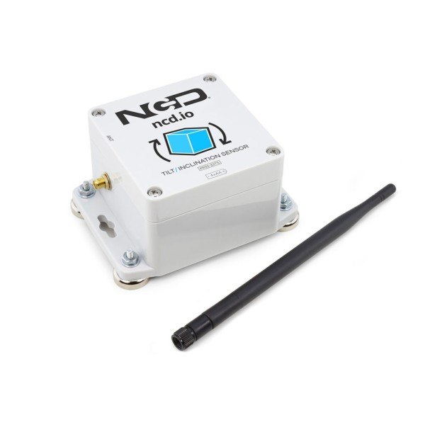 NCD PR52-33TS - 안테나를 분리해 둔 무선 기울기 센서 측면