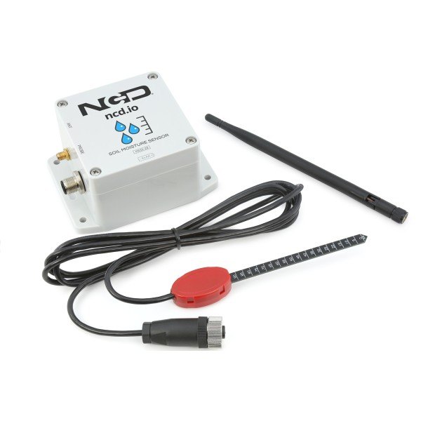 NCD PR55-2B - 외부 안테나 본체와 커넥터가 있는 토양 센서 케이블