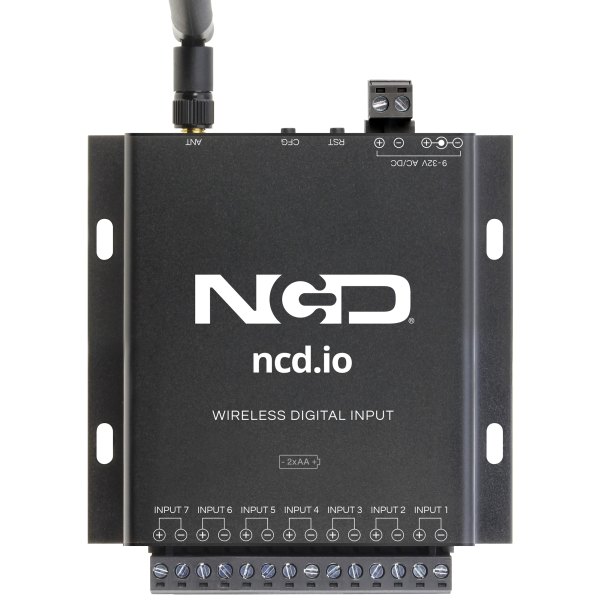 NCD PR52-18_DI - 위에서 본 입력 단자 번호와 고정 브래킷 모습
