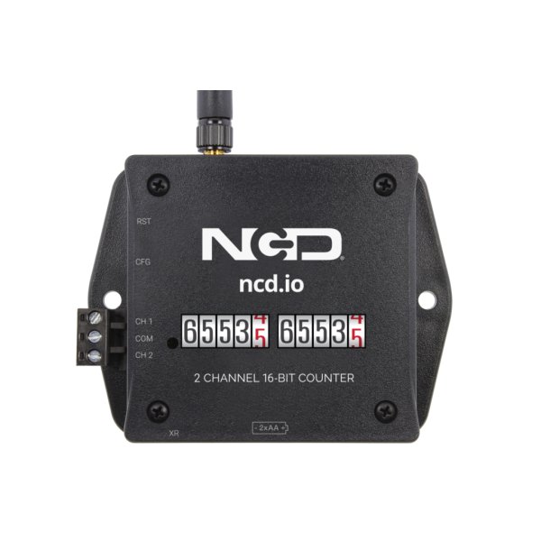 NCD PR52-3C - 입력 단자와 카운터 표시가 보이는 본체 정면 모습