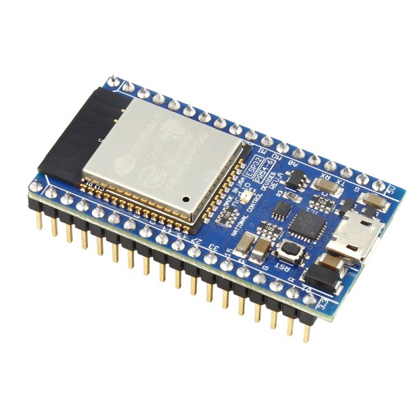 NCD PR54-6 - WiFi 모듈과 USB 포트가 있는 ESP32 보드 모습
