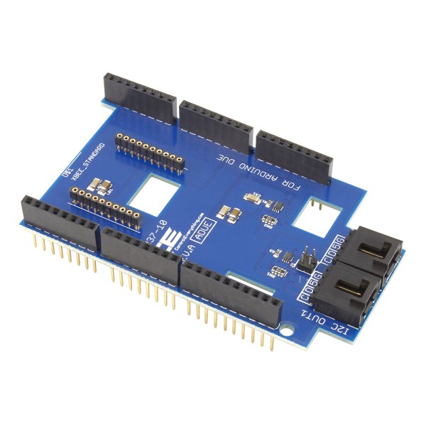 NK TECHNOLOGIES PR37-10 - 아래쪽 핀이 보이는 아두이노용 실드 기판 모습