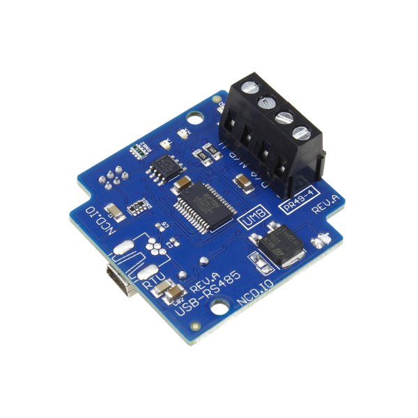 NCD PR49-4 - 스크류 단자대와 USB 포트가 있는 RS-485 변환 기판